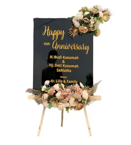 Papan Bunga Akrilik polonia